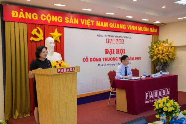 ĐẠI HỘI CỔ ĐÔNG THƯỜNG NIÊN NĂM 2020 - FAHASA