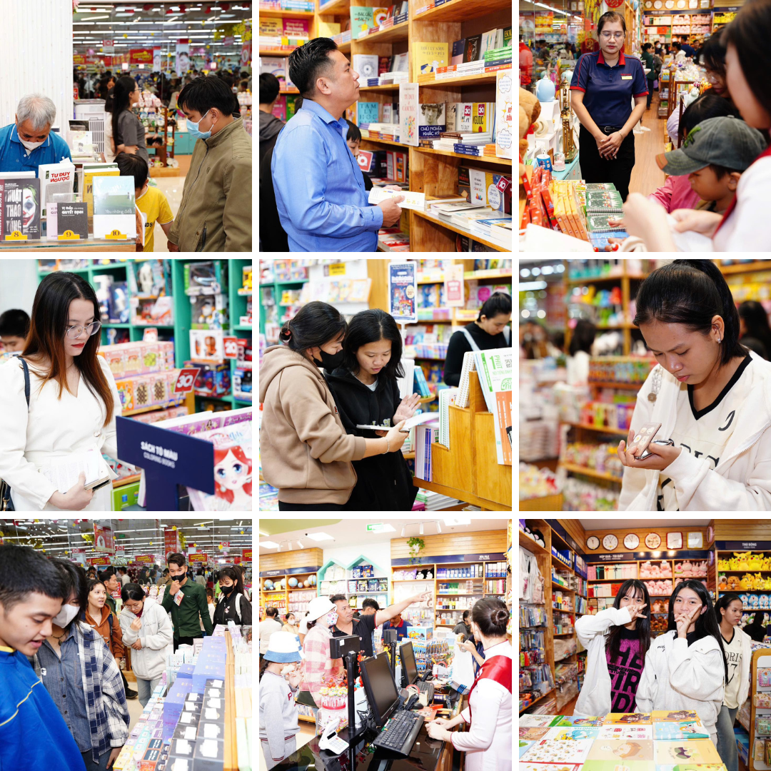 Hình ảnh nhà sách Phan Rang phục vụ Quý bạn đọc. Nguồn : Fahasa