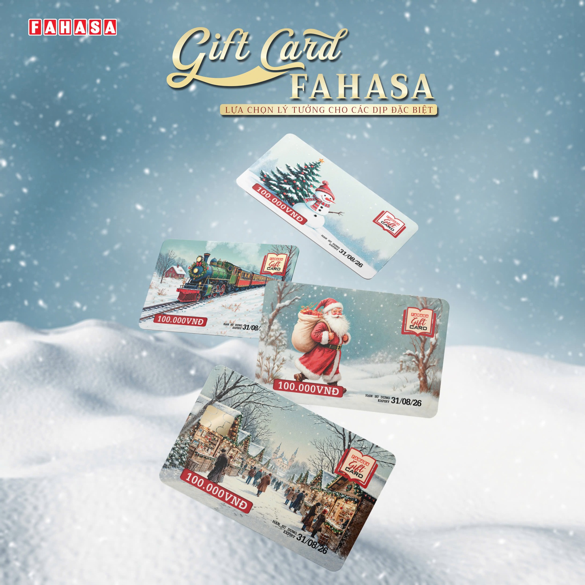 Gift Card - Thẻ Quà Tặng FAHASA, Mở Ra Thế Giới Tri Thức Gift Card - Thẻ Quà Tặng FAHASA, Mở Ra Thế Giới Tri Thức