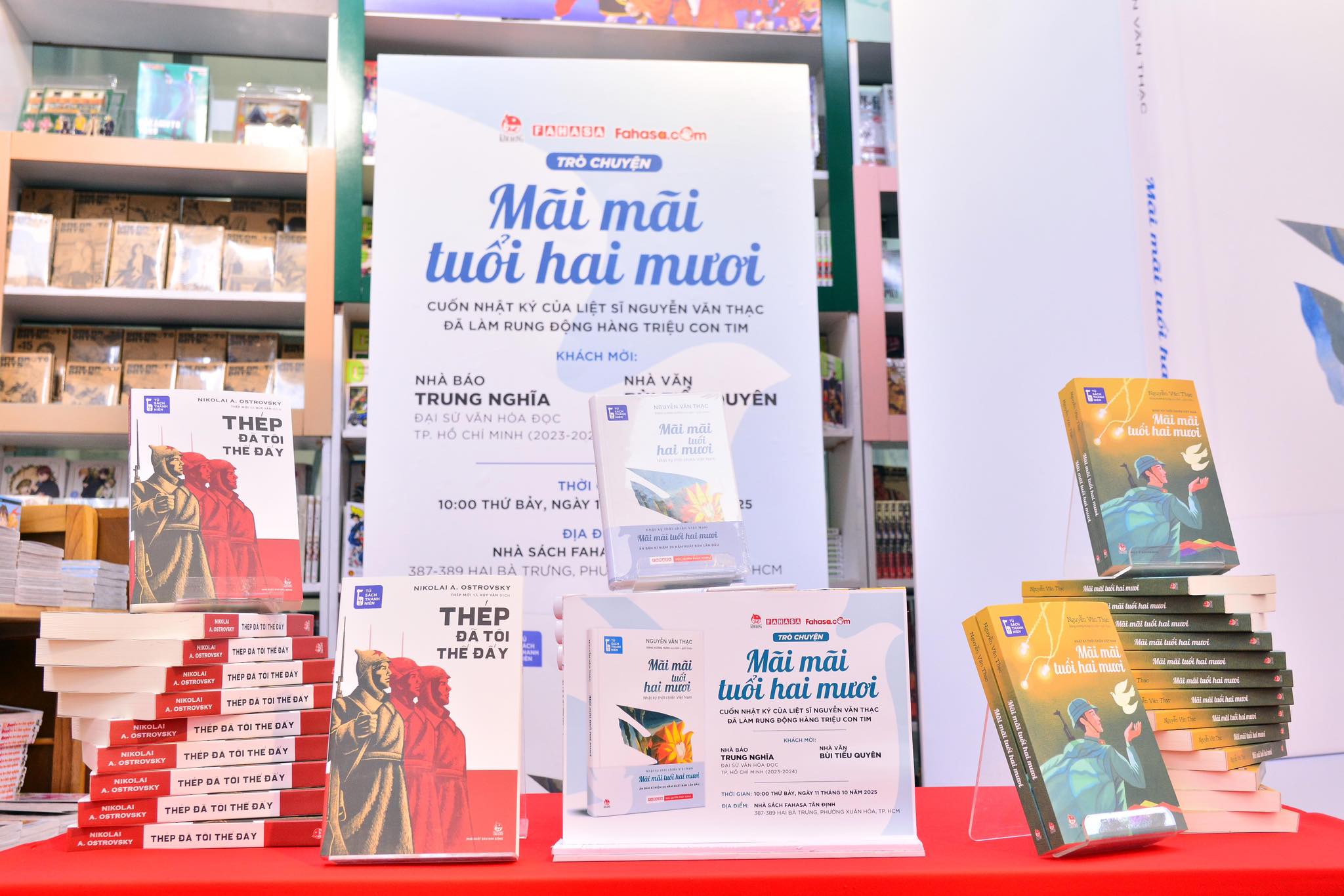 Giao Lưu & Giới Thiệu Sách “Mãi Mãi Tuổi Hai Mươi” - Ấn Bản Kỷ Niệm 20 Năm tại Nhà sách FAHASA Tân Định