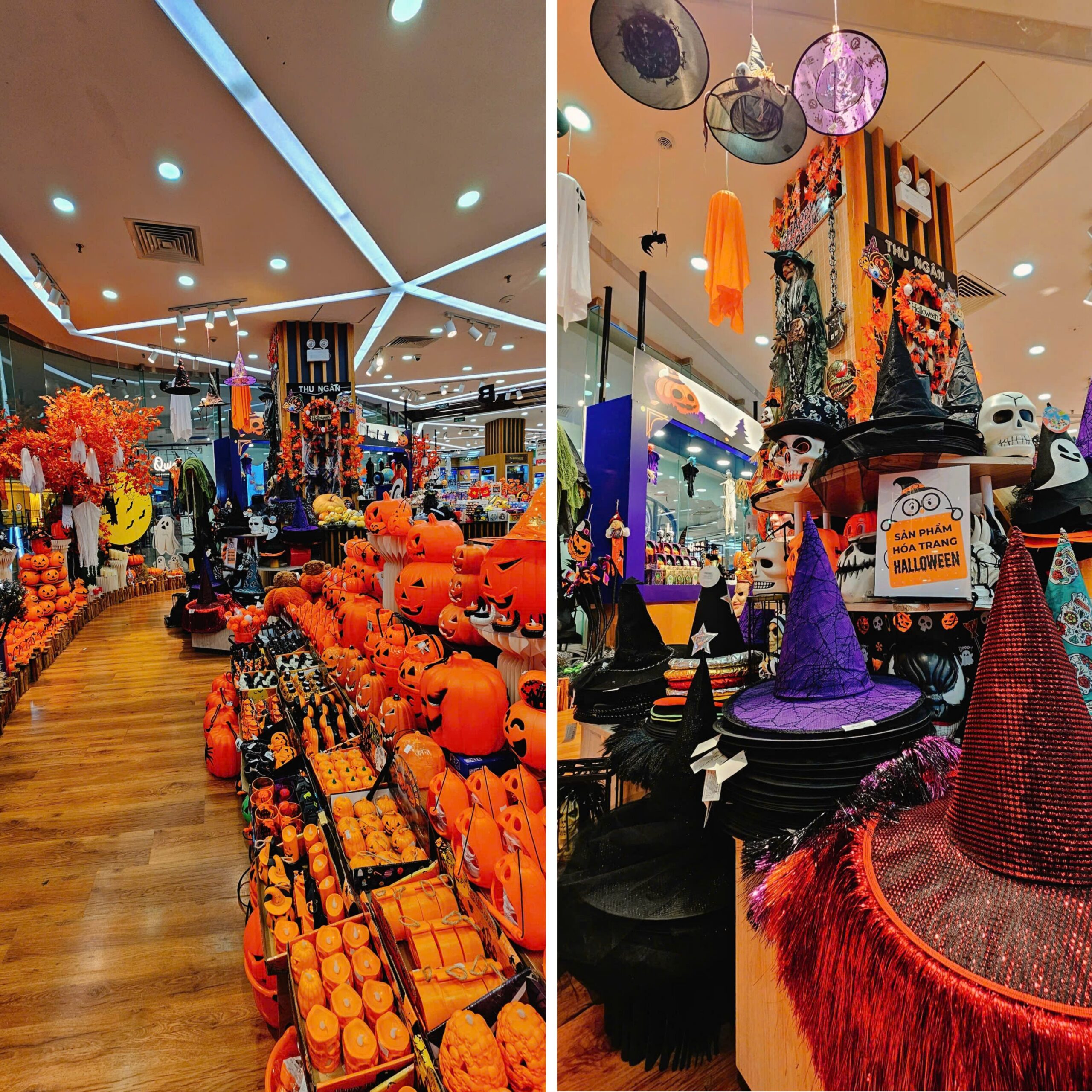 Nhà sách FAHASA Long Biên - Sắc thu Hà Nội và nhịp cầu Halloween rực rỡ