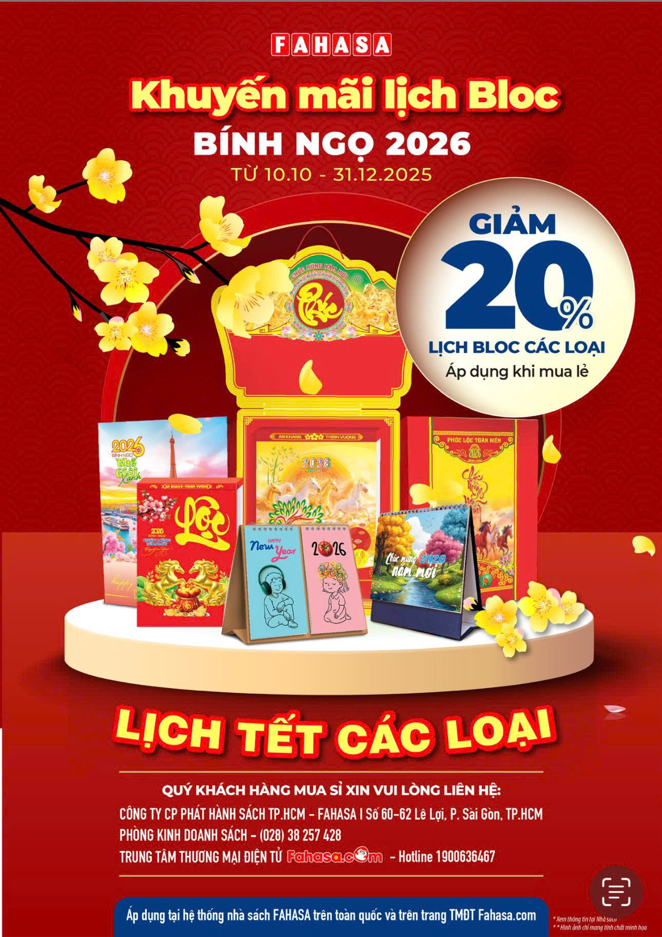 LỊCH TẾT BÍNH NGỌ 2026
