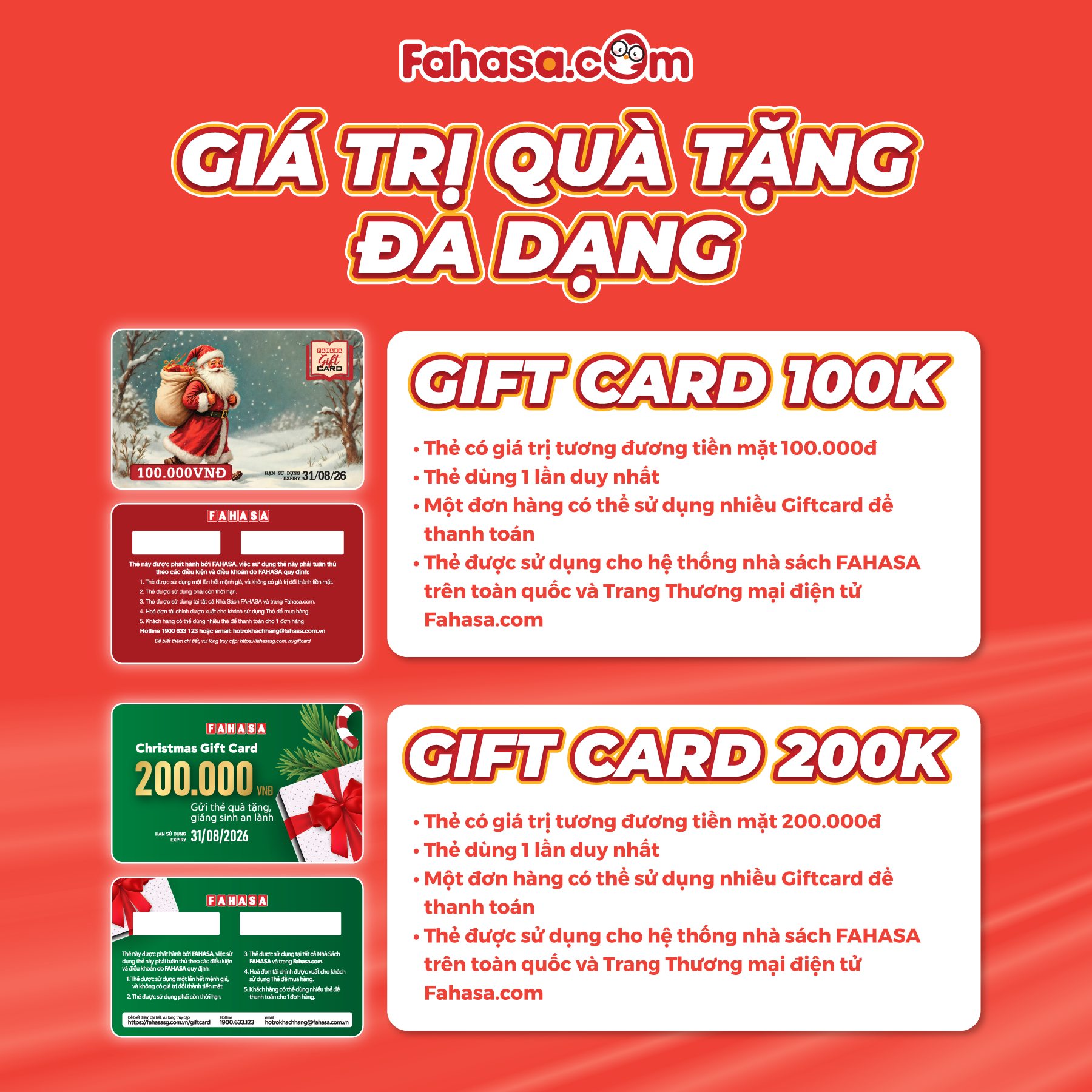 FAHASA Gift card FAHASA Gift card