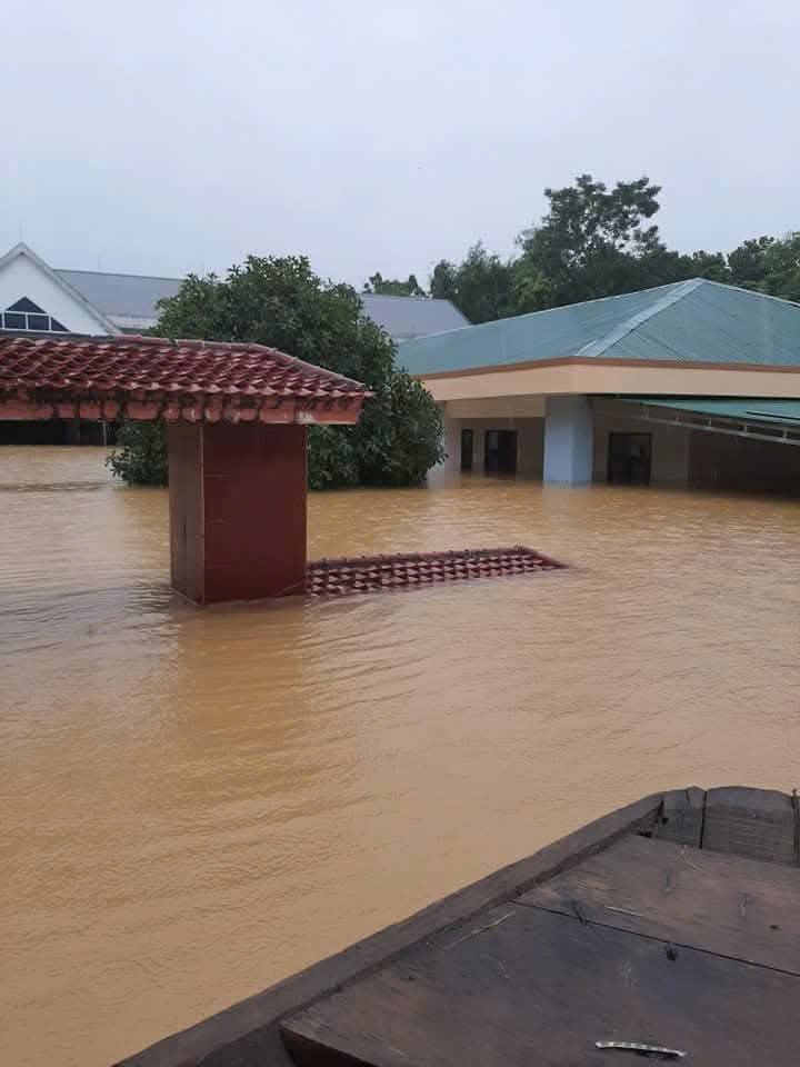 Hình ảnh ngập lũ lụt.