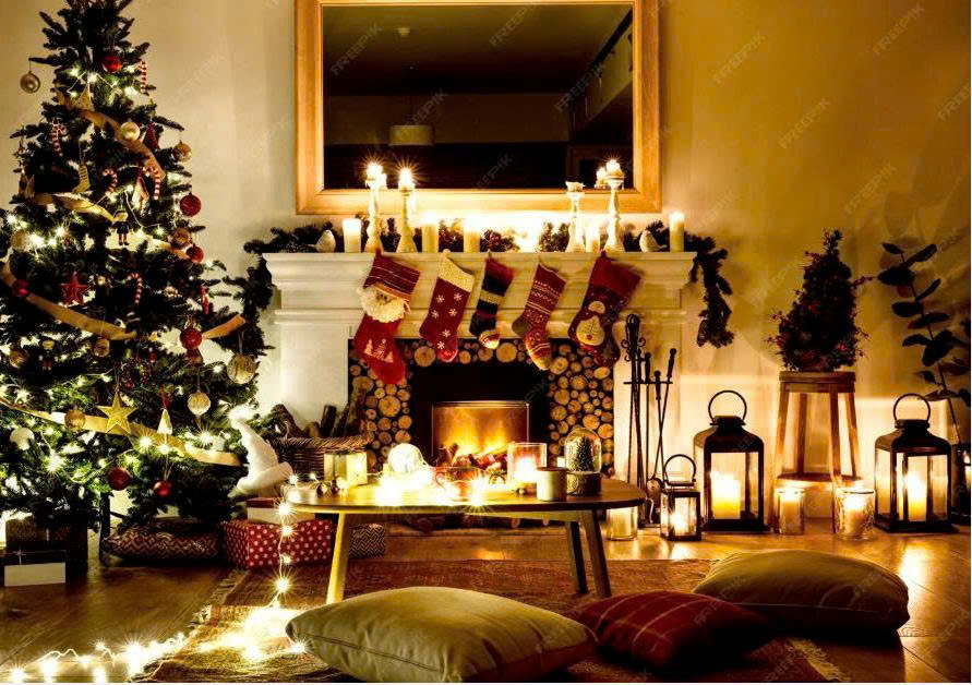 Decorating the living room for Christmas Decorating the living room for Christmas