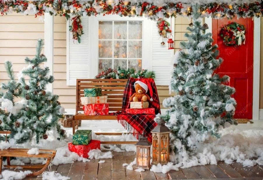 10 Cách Trang Trí Giáng Sinh Ngoài Trời Đẹp Mà Đơn Giản Ngay Tại Nhà. Nguồn: Sưu Tầm
