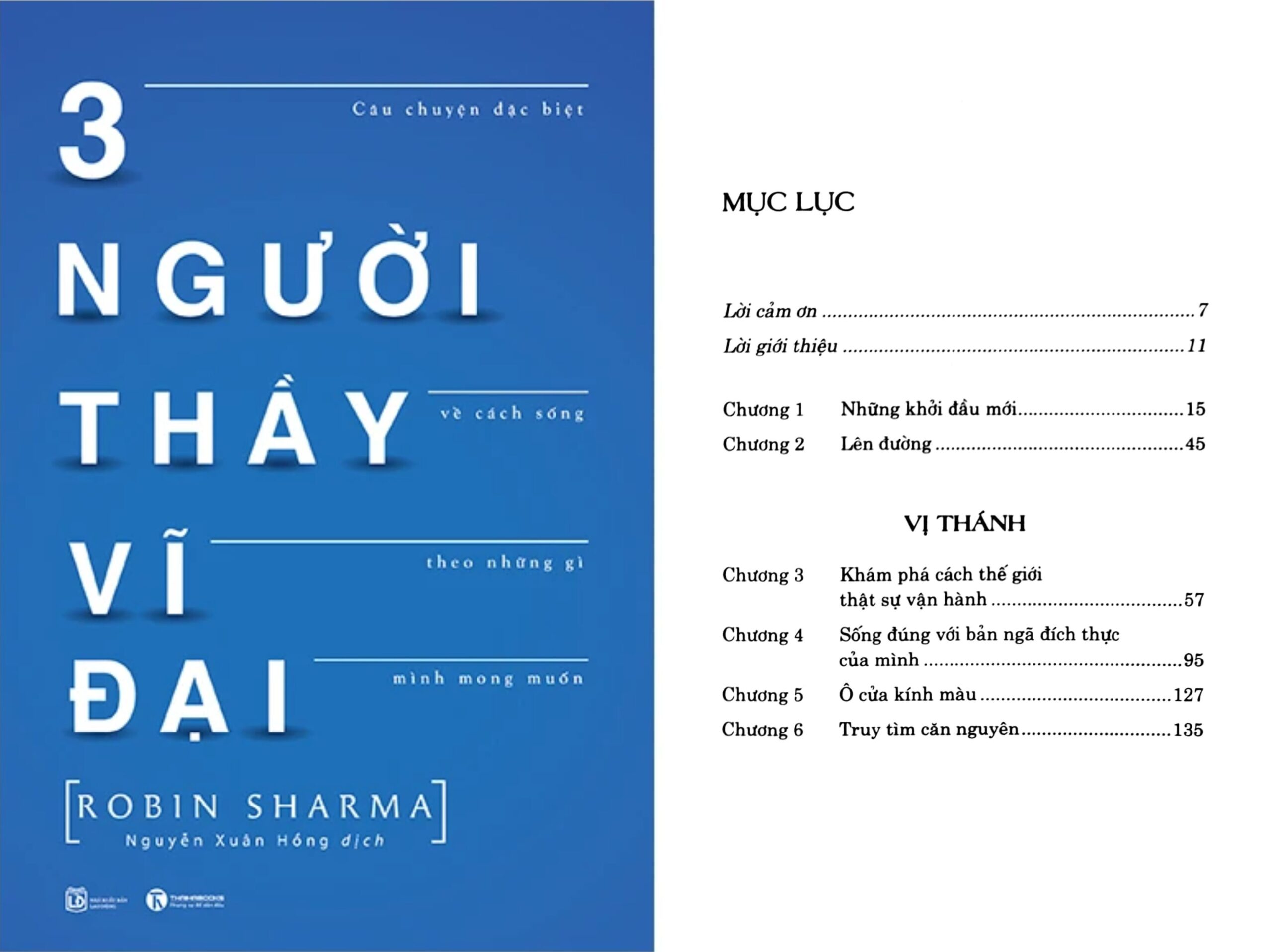Ba người thầy vĩ đại - câu chuyện đặc biệt về cách sống theo những gì mình mong muốn