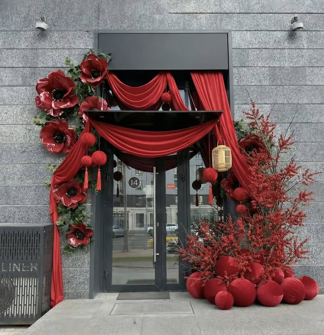 Combo góc check-in Tết cho quán cafe