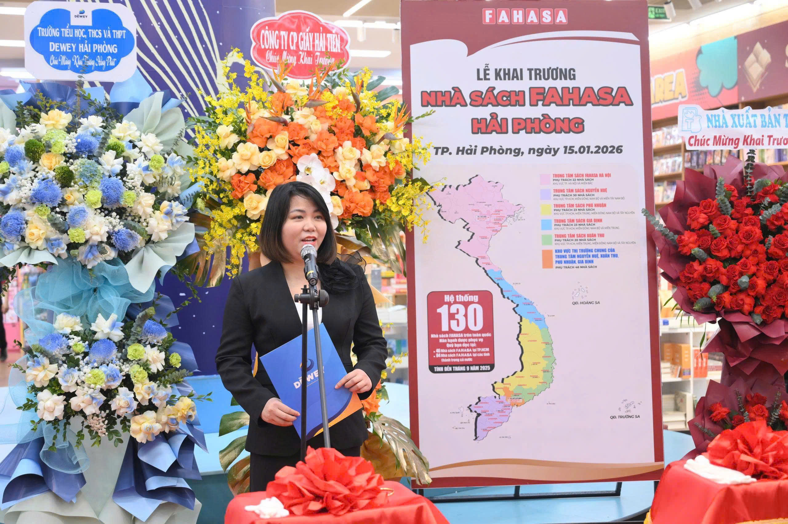 Hình ảnh tại Lễ khai trương Nhà sách FAHASA Hải Phòng - diện mạo mới