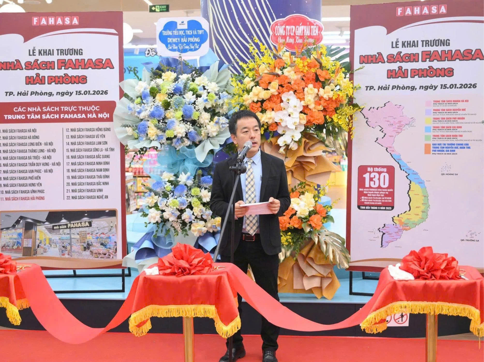 Hình ảnh tại Lễ khai trương Nhà sách FAHASA Hải Phòng - diện mạo mới