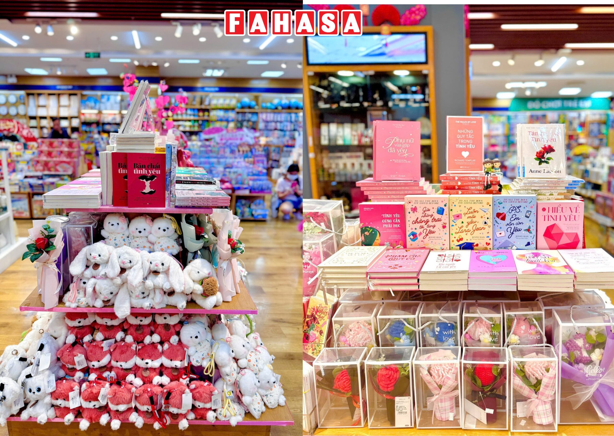 Chọn quà Valentine cho bạn gái: Sách + bookmark. Nguồn Nhà sách FAHASA.