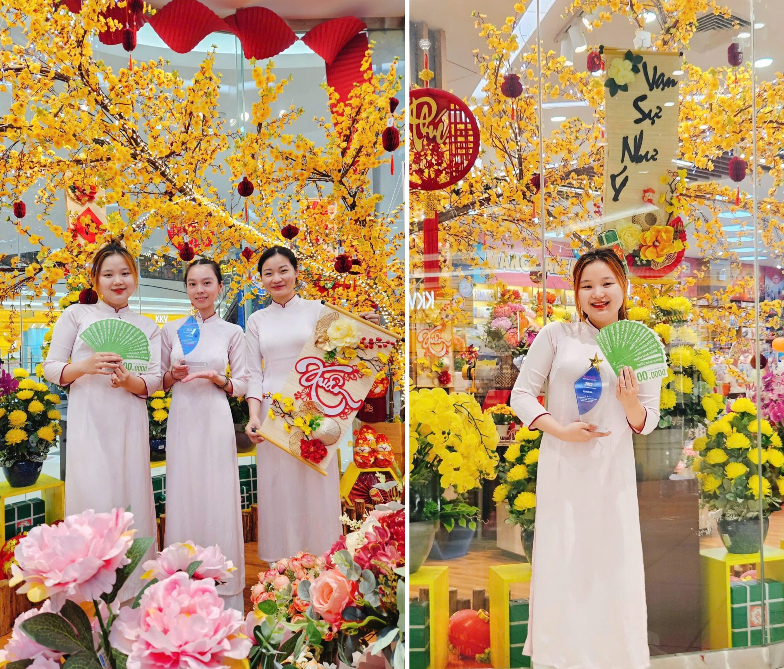 Địa điểm chụp hình tết tại Hà Nội Nhà sách FAHASA