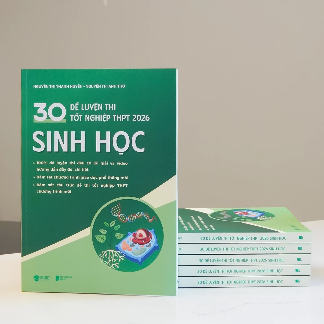 30 Đề Luyện Thi Tốt Nghiệp THPT 2026 - Sinh Học Tại FAHASA