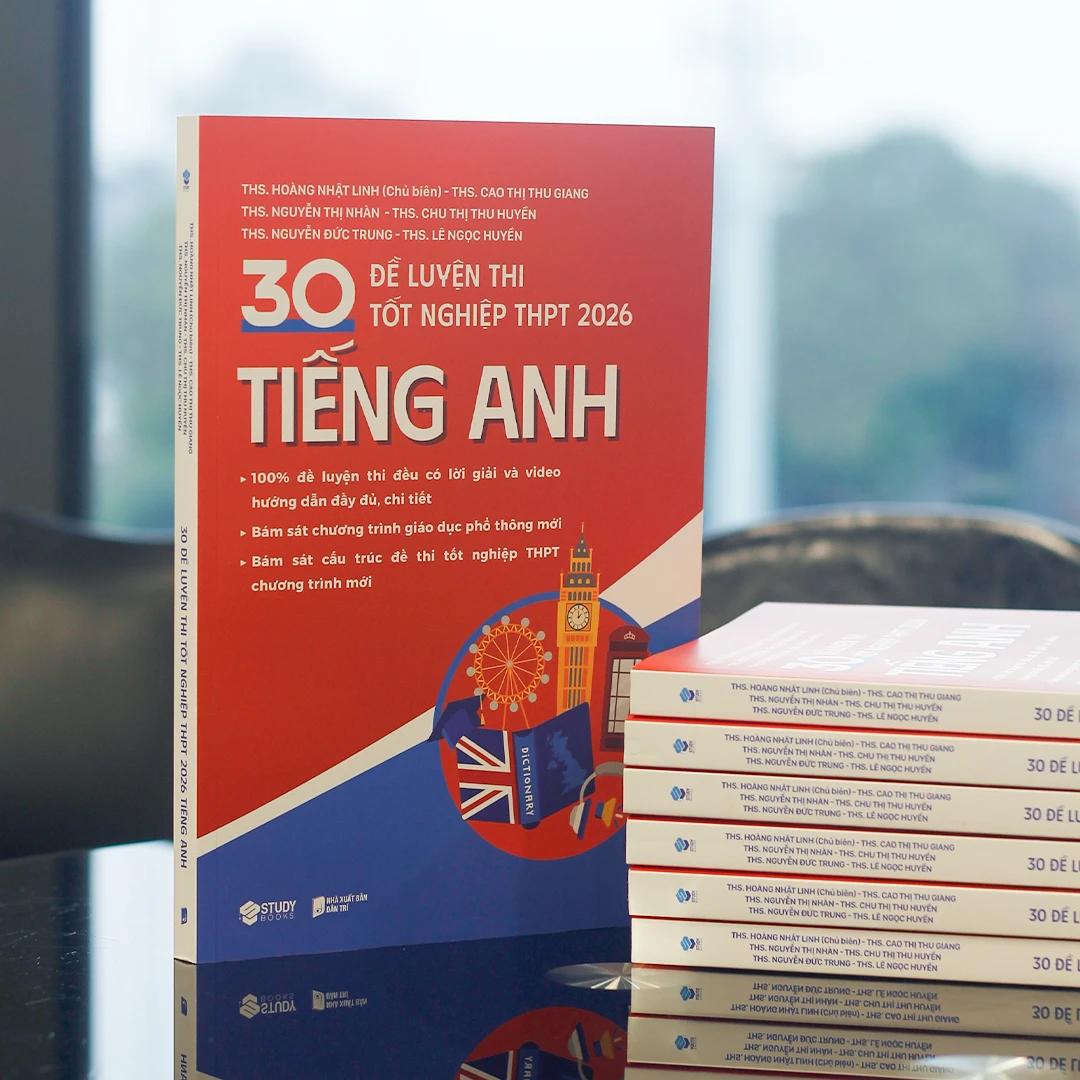 30 Đề Luyện Thi Tốt Nghiệp THPT 2026 - Tiếng Anh tại FAHASA