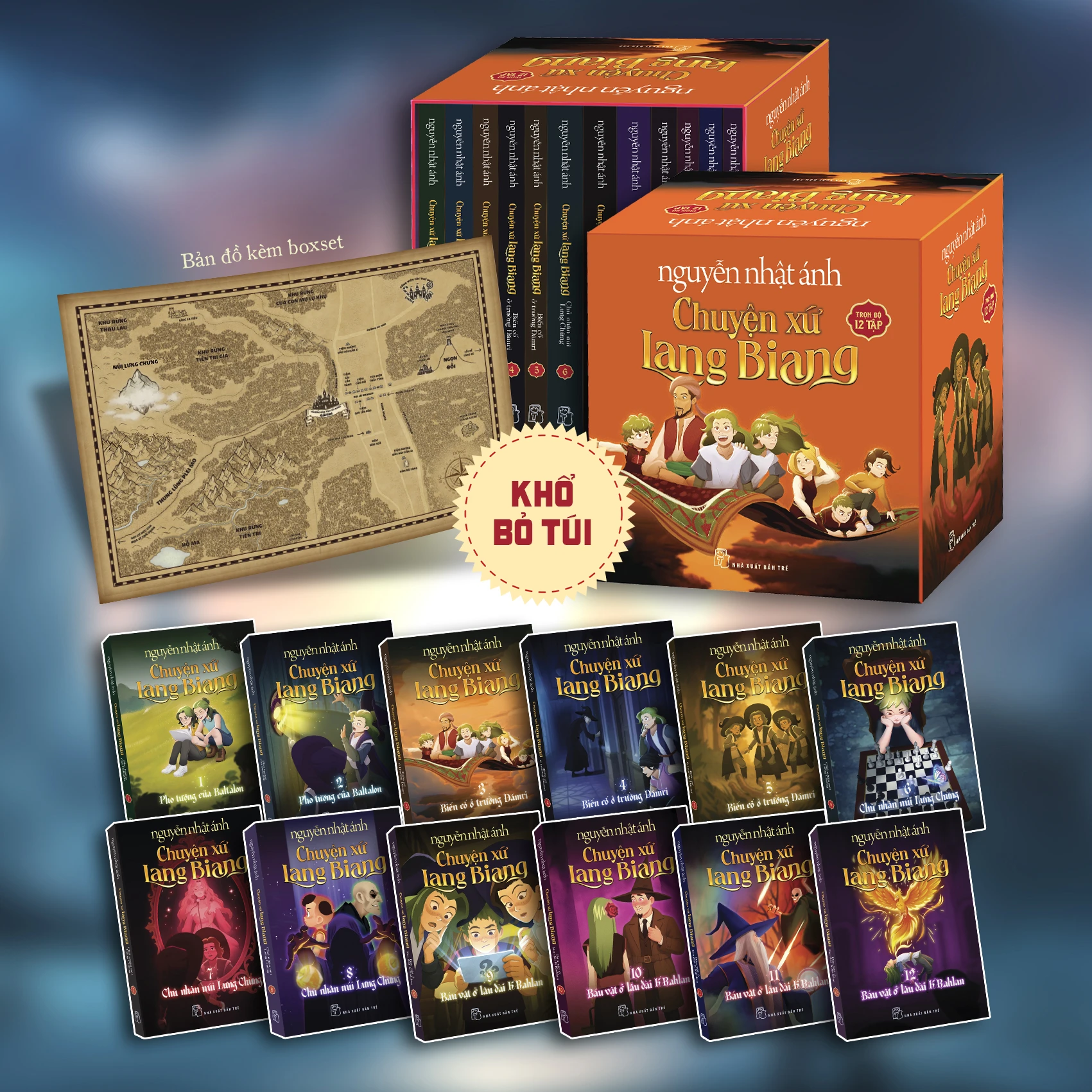 Boxset Chuyện Xứ Lang Biang - Khổ Bỏ Túi (Hộp 12 Cuốn) Tại FAHASA