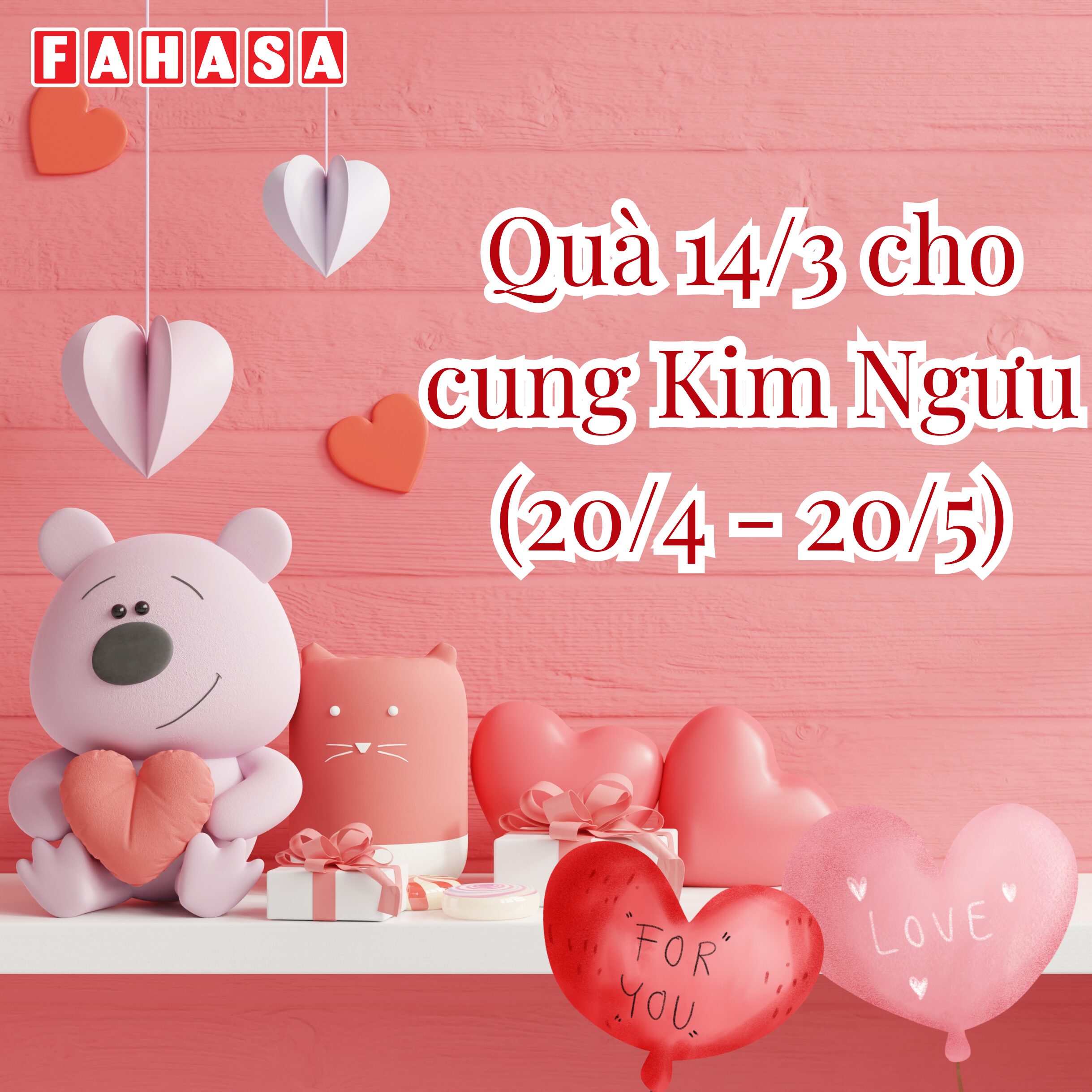 Quà 14/3 cho cung Kim Ngưu (20/4 - 20/5)