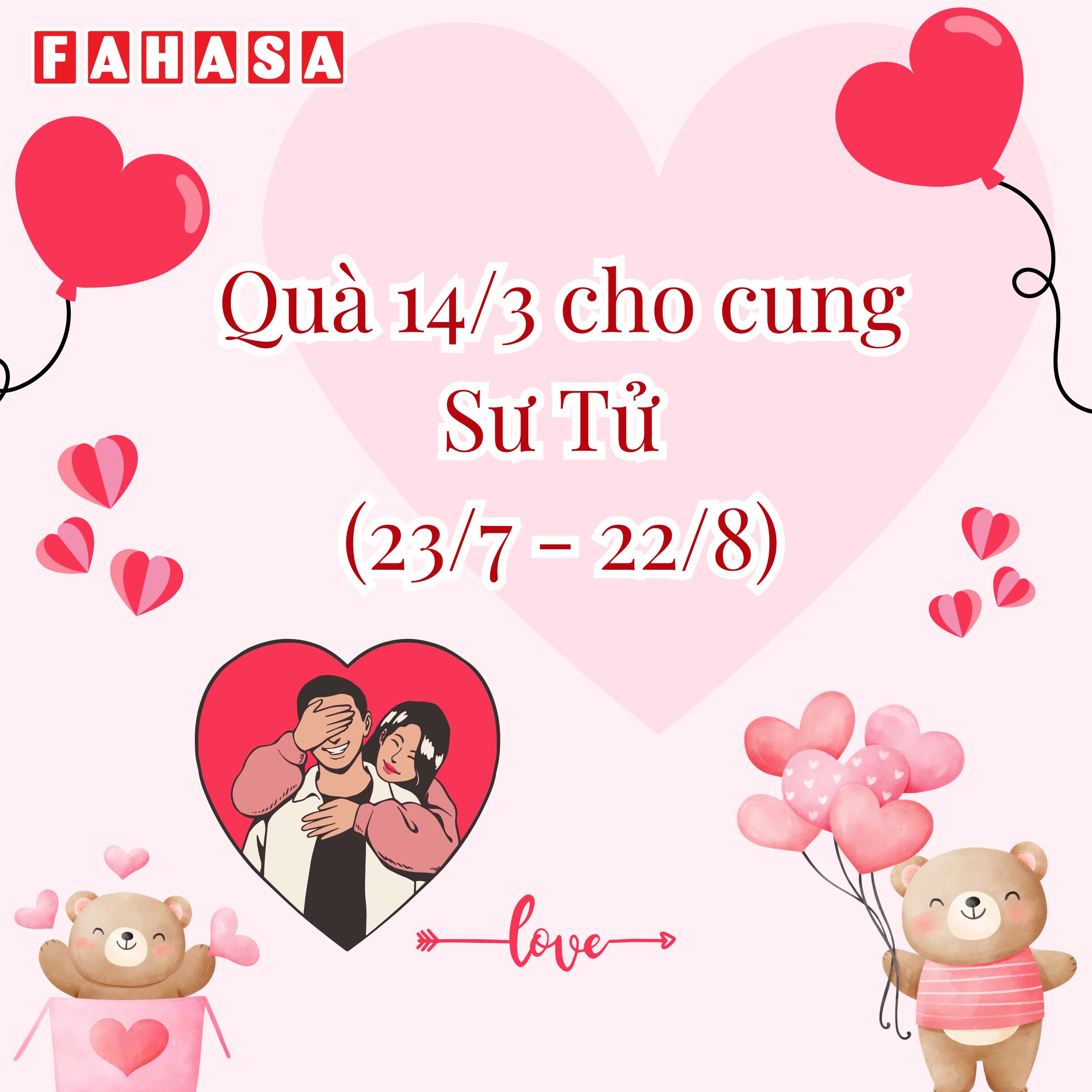 Quà 14/3 cho cung Sư Tử (23/7 - 22/8)
