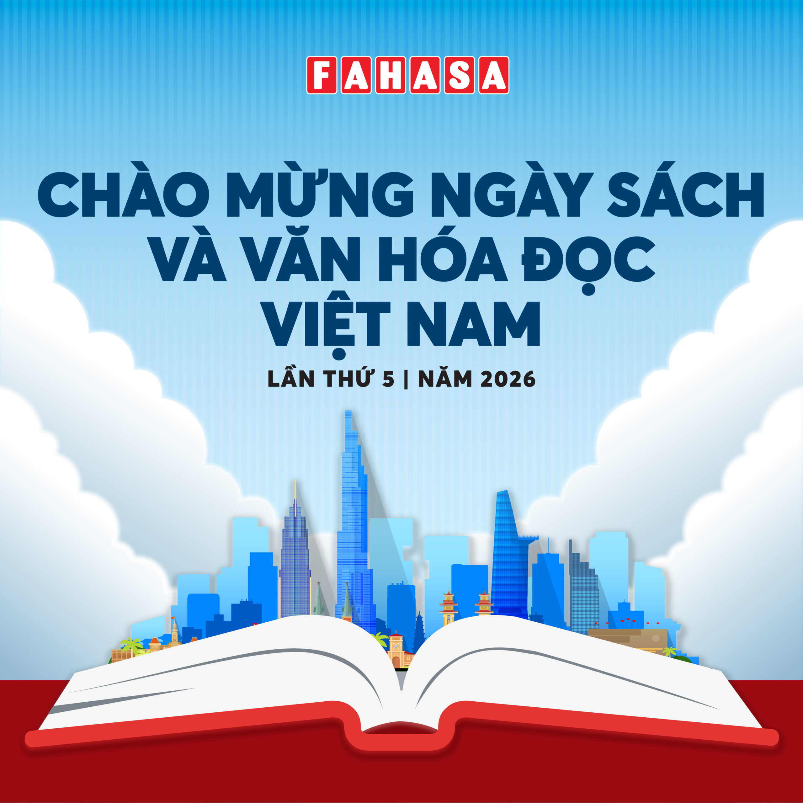 Chào mừng Ngày sách và văn hóa đọc Việt Nam năm 2026