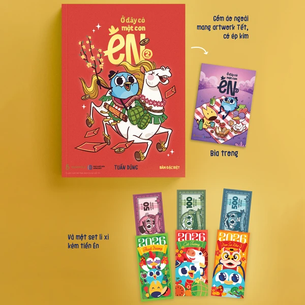Ở Đây Có Một Con Én - Tập 2 - Bản Đặc Biệt - Tặng Kèm Bìa Áo + Set Lì Xì Kèm Tiền Én