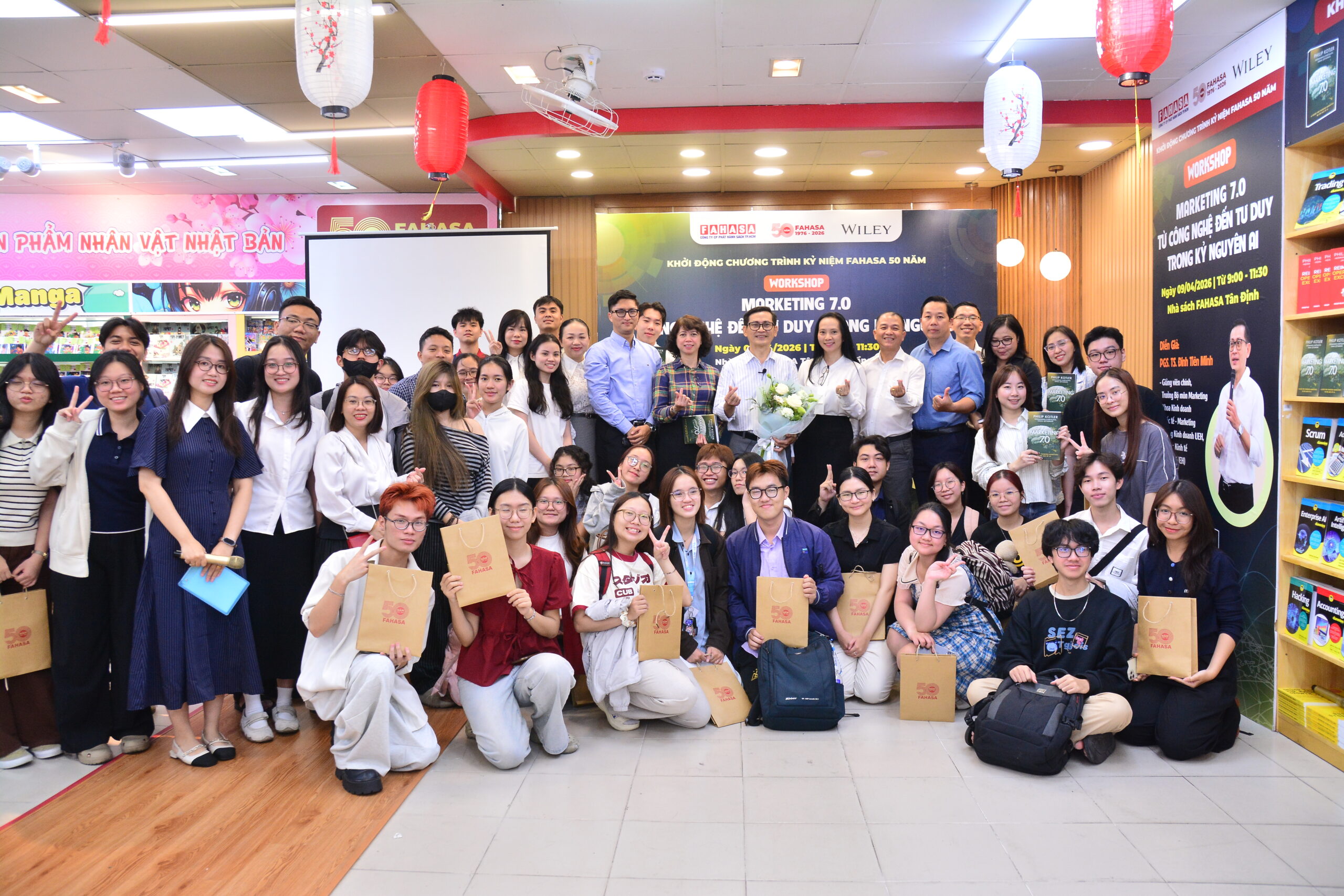Workshop “Marketing 7.0 Từ công nghệ đến tư duy trong kỷ nguyên AI” sắp diễn ra tại Nhà sách FAHASA Tân Định