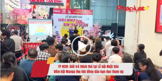 công ty FAHASA tổ chức lễ hội Nhật Bản và unbox Dan Da Dan