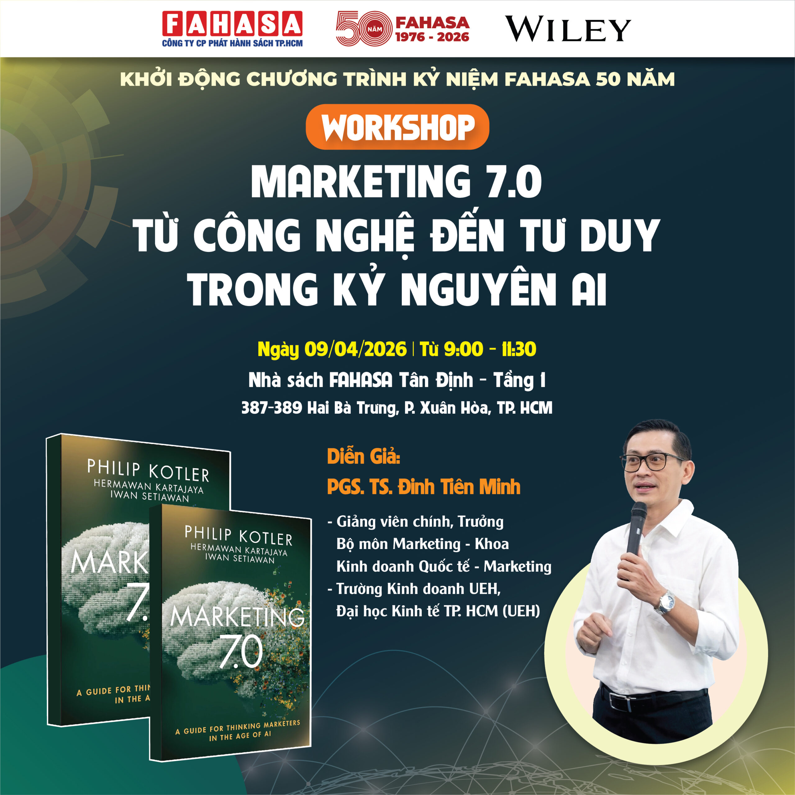 Thông tin chi tiết về Workshop “Marketing 7.0: Từ công nghệ đến tư duy trong kỷ nguyên AI”
