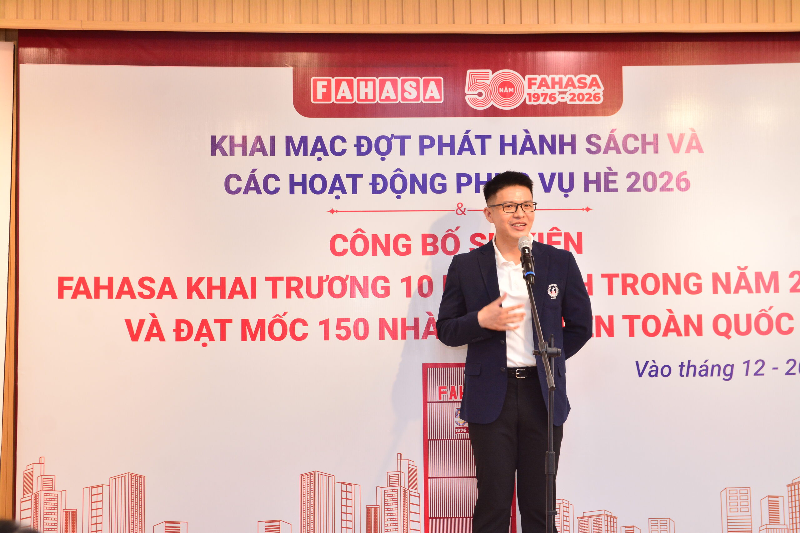 FAHASA công bố sự kiện khai trương 10 nhà sách trong năm 2026 và đạt mốc 150 nhà sách trên toàn quốc