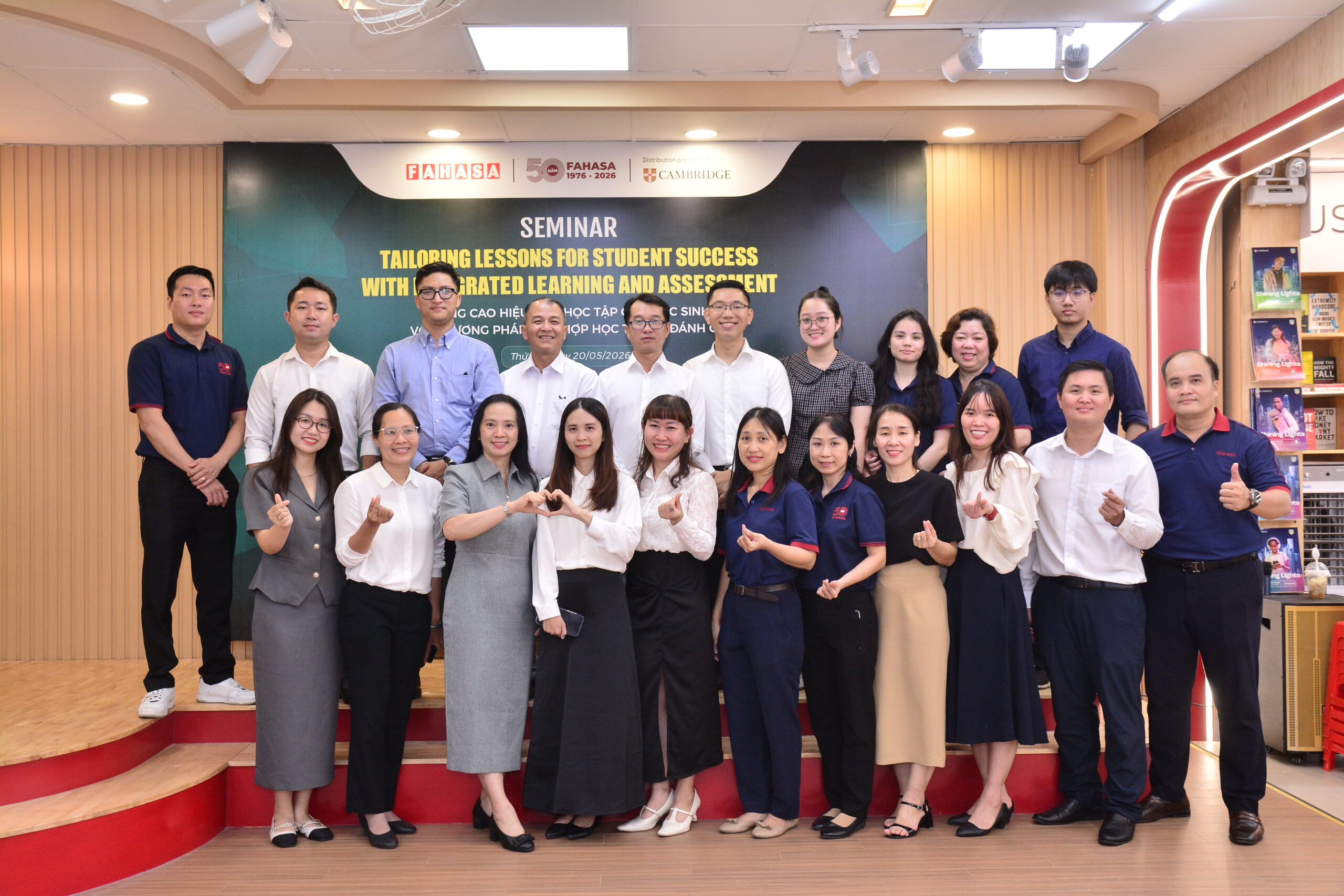 FAHASA Phối Hợp NXB Cambridge Tổ Chức Hội Thảo Chuyên Đề“Nâng Cao Hiệu Quả Học Tập Của Học Sinh Với Phương Pháp Tích Hợp Học Tập Và Đánh Giá” 