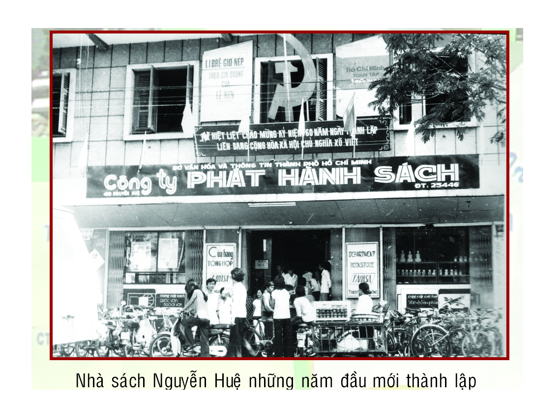 Nhà sách Nguyễn Huệ những năm đầu mới thành lập (năm 1985).