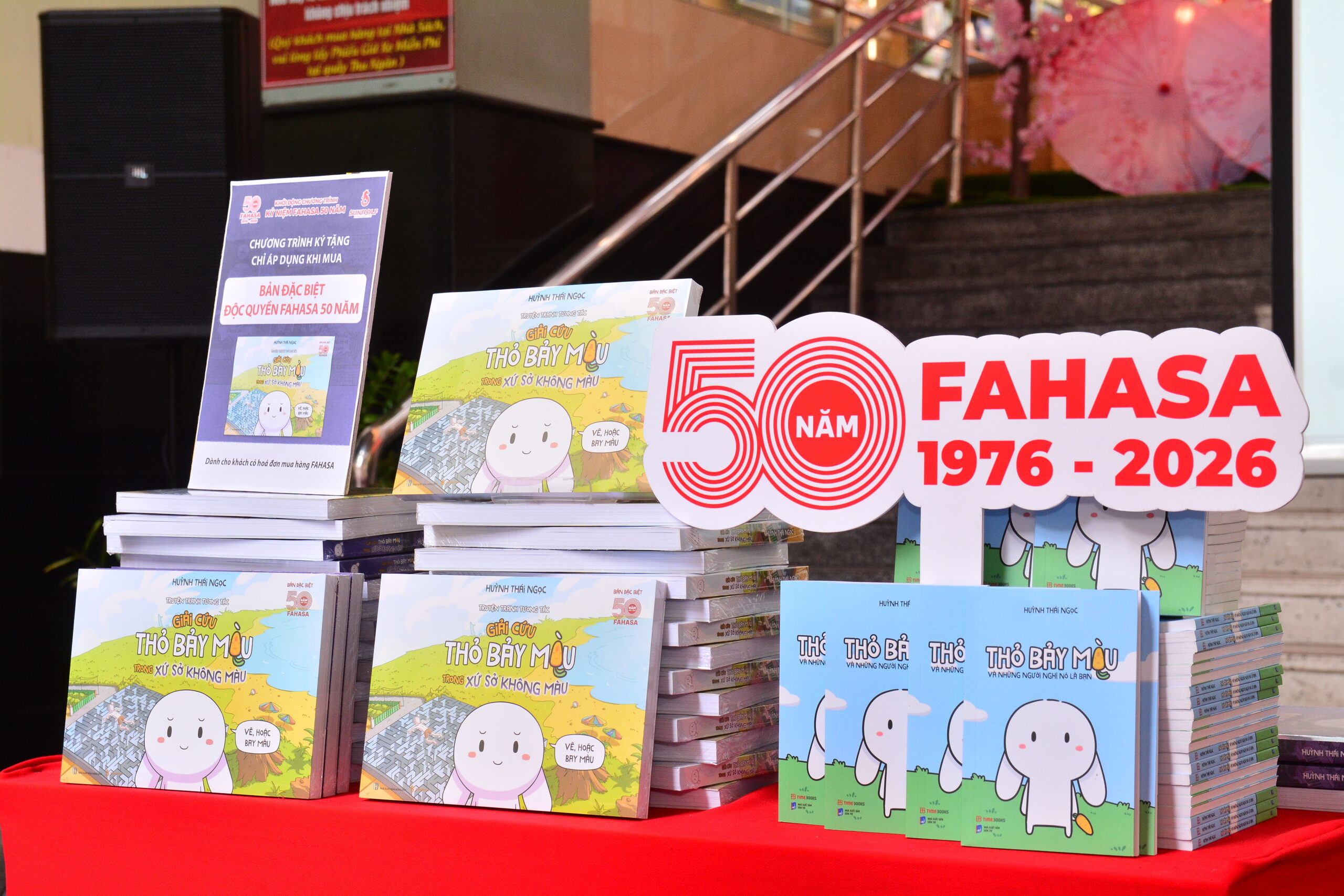 FAHASA tổ chức giao lưu và ký tặng cùng tác giả Huỳnh Thái Ngọc, ra mắt sách mới “Giải cứu Thỏ Bảy Màu trong Xứ Sở Không Màu”