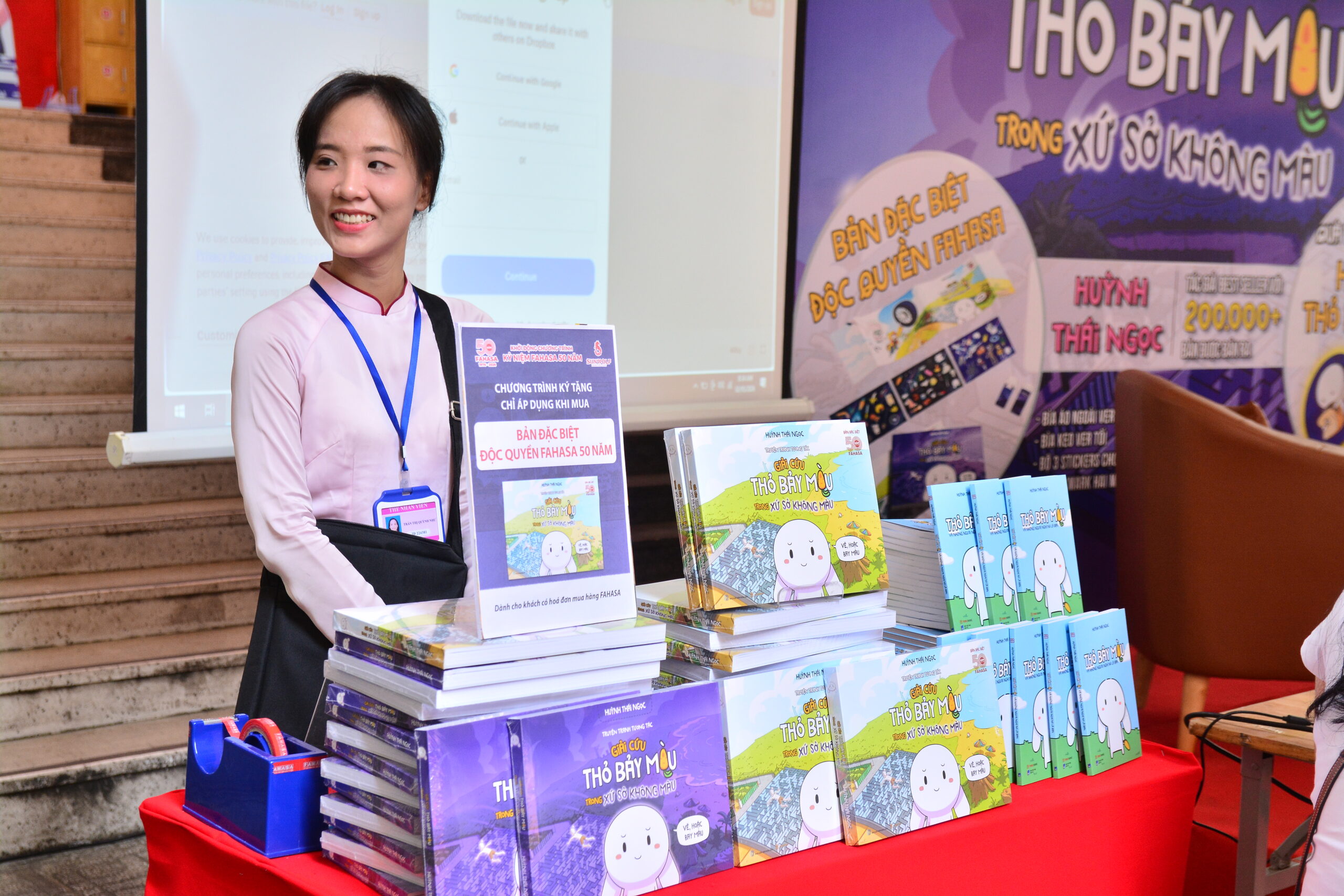  FAHASA tổ chức giao lưu và ký tặng cùng tác giả Huỳnh Thái Ngọc, ra mắt sách mới “Giải cứu Thỏ Bảy Màu trong Xứ Sở Không Màu” 