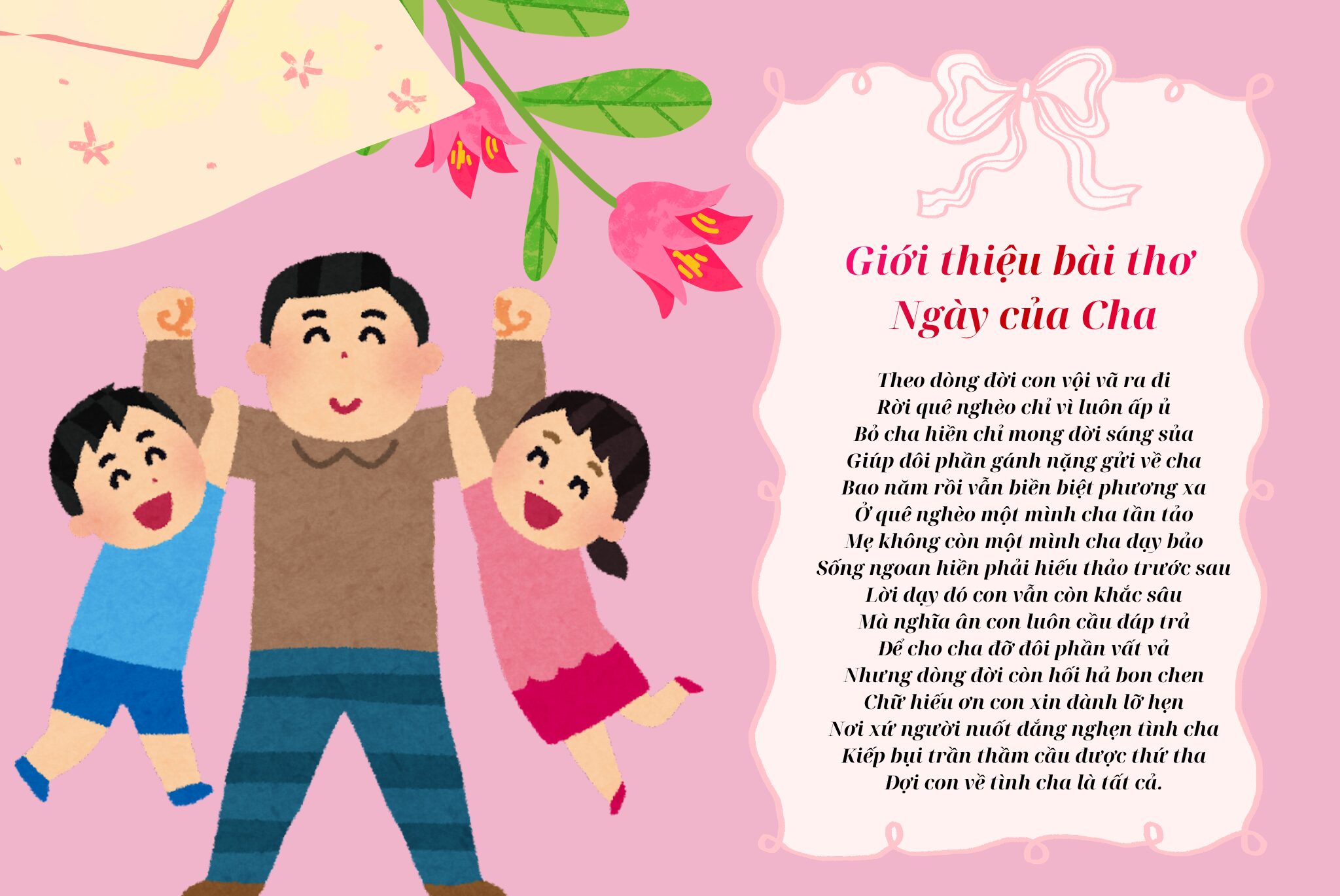 Giới thiệu bài thơ Ngày của Cha