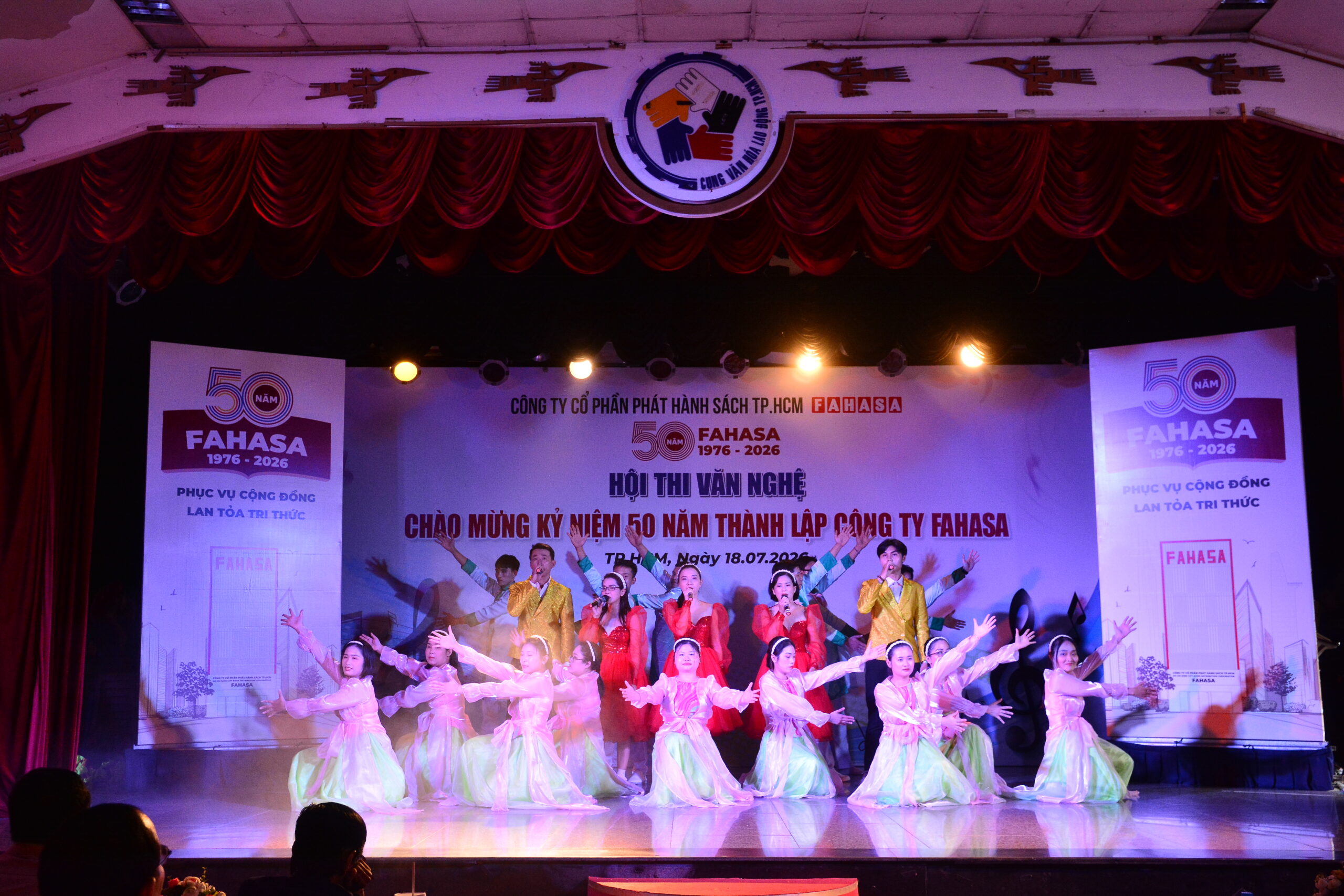 Hội Thao - Hội Thi Văn Nghệ Chào Mừng Kỷ Niệm 50 Năm Thành Lập Công Ty Cổ Phần Phát Hành Sách TP.HCM - FAHASA (06/8/1976 - 06/8/2026) Hội Thao - Hội Thi Văn Nghệ Chào Mừng Kỷ Niệm 50 Năm Thành Lập Công Ty Cổ Phần Phát Hành Sách TP.HCM - FAHASA (06/8/1976 - 06/8/2026)