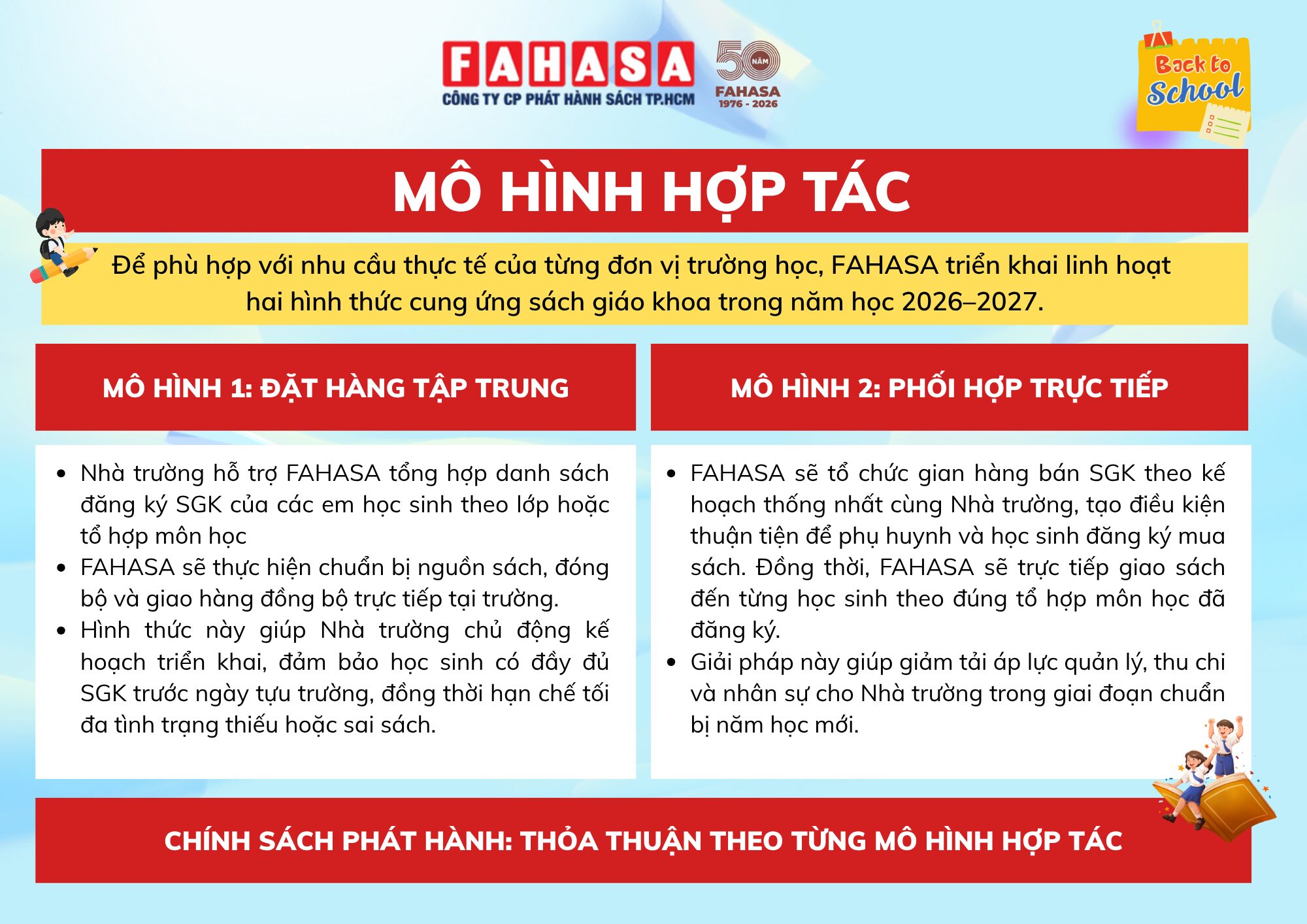 FAHASA PHỤC VỤ NĂM HỌC 2026 - 2027 FAHASA PHỤC VỤ NĂM HỌC 2026 - 2027