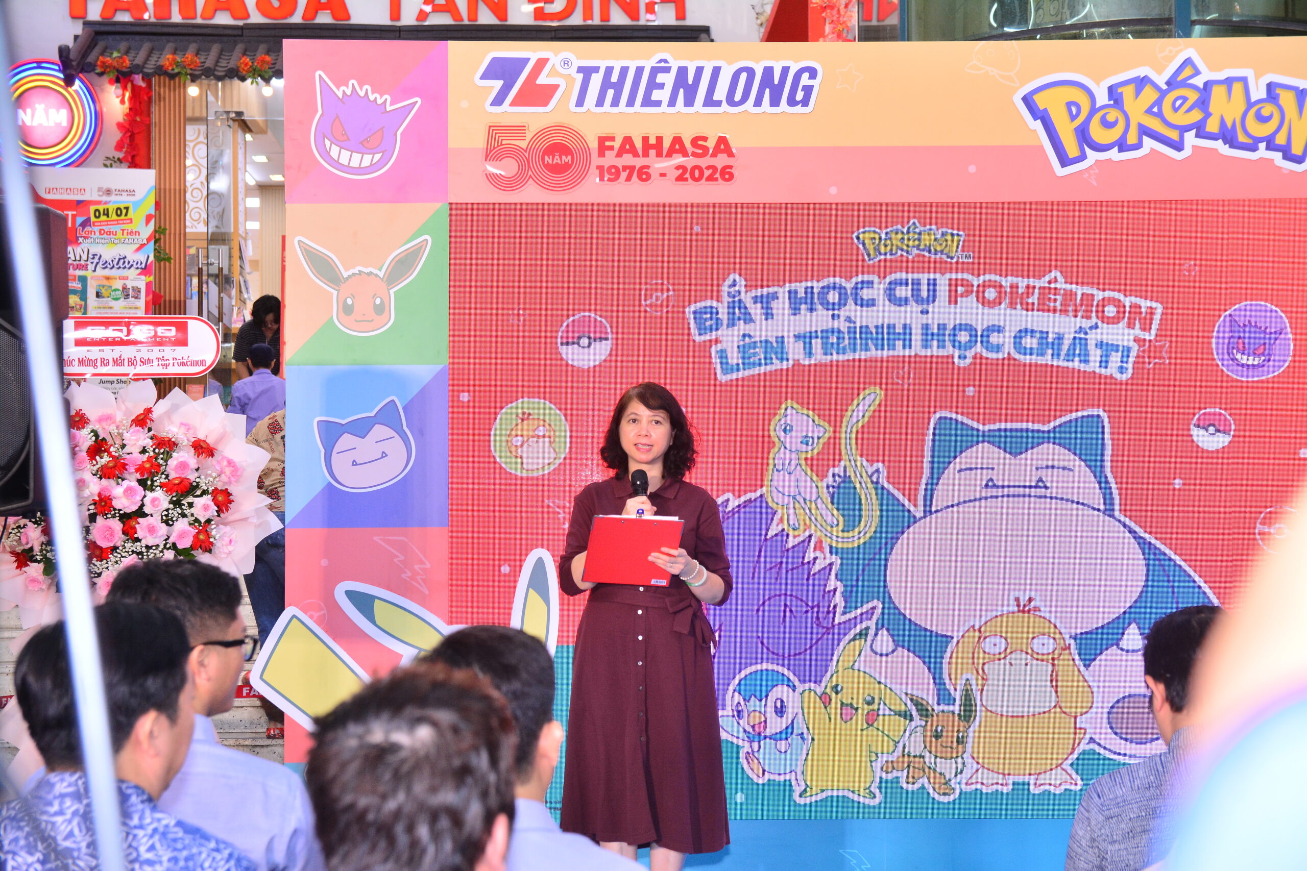 FAHASA Phối Hợp Cùng Thiên Long Ra Mắt Bộ Sưu Tập Học Cụ Pokémon Bản Quyền Chính Thức Mang Đến Không Gian Trải Nghiệm Hấp Dẫn