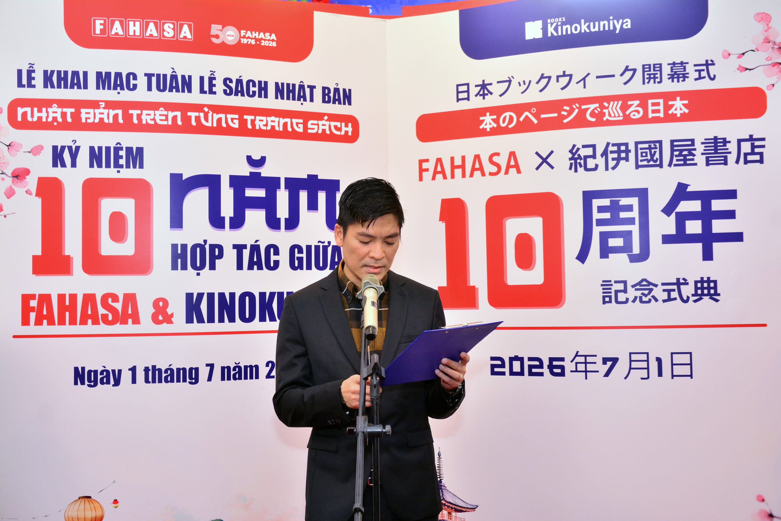 Lễ Khai Mạc Tuần Lễ Sách Nhật Bản Chủ Đề “Nhật Bản Trên Từng Trang Sách” Kỷ Niệm 10 Năm Hợp Tác Giữa FAHASA Và Tập Đoàn Kinokuniya - Nhật Bản (6)