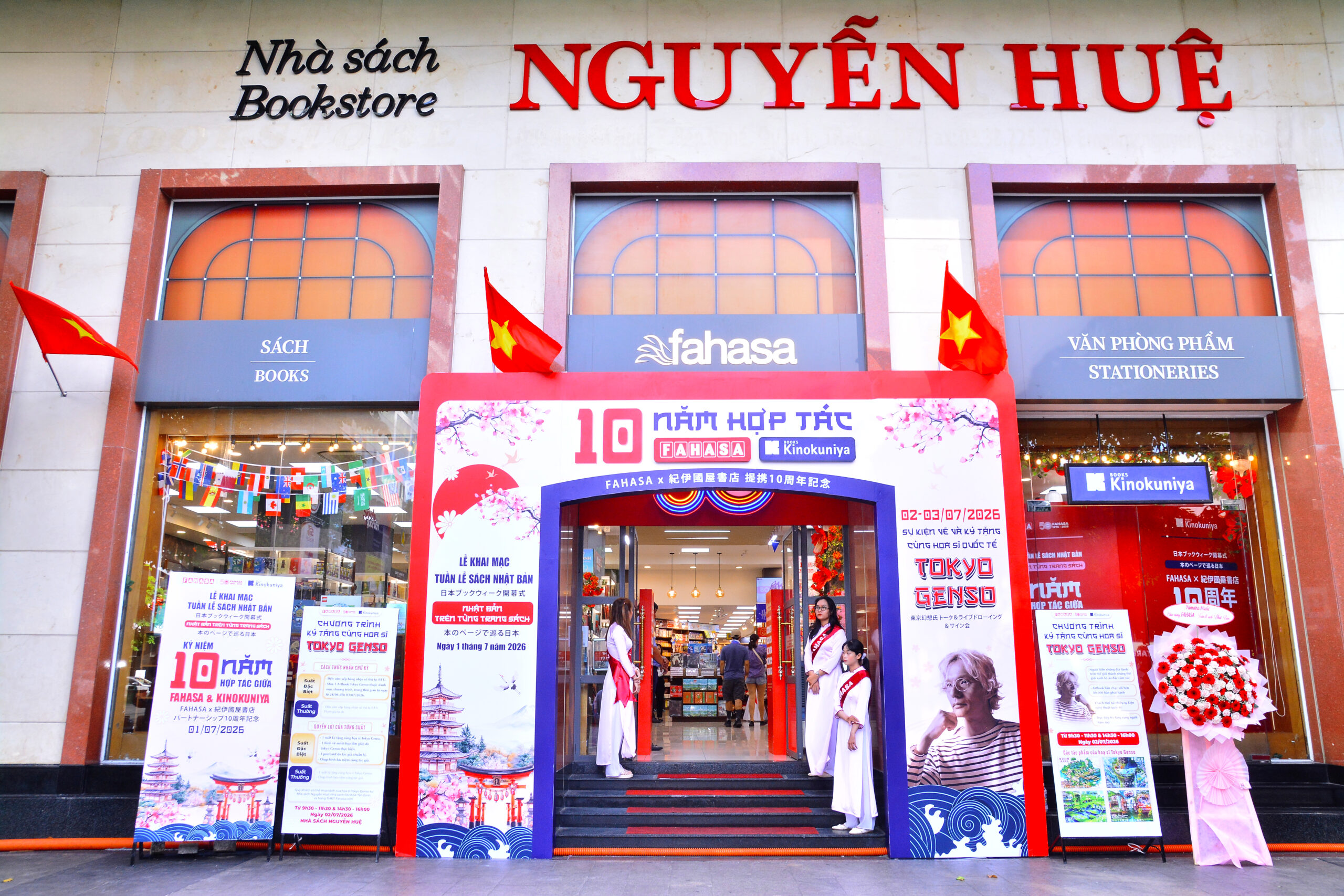 Lễ Khai Mạc Tuần Lễ Sách Nhật Bản Chủ Đề “Nhật Bản Trên Từng Trang Sách” Kỷ Niệm 10 Năm Hợp Tác Giữa FAHASA Và Tập Đoàn Kinokuniya - Nhật Bản