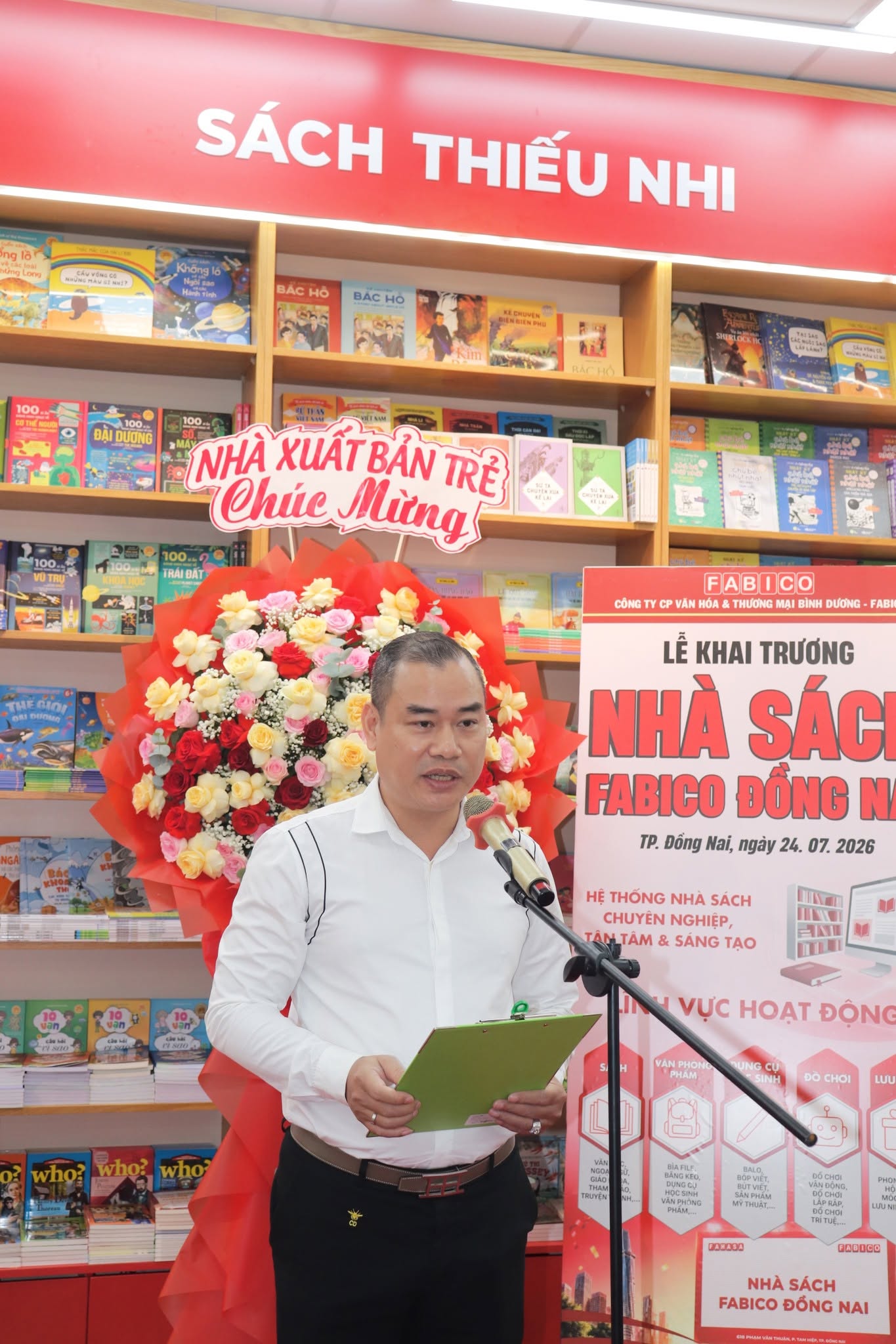 Nhà Sách FABICO Đồng Nai Không Gian Văn Hóa Mới Nơi Tri Thức Được Lan Tỏa Và Cộng Đồng Được Kết Nối Ngày 24.07.2026