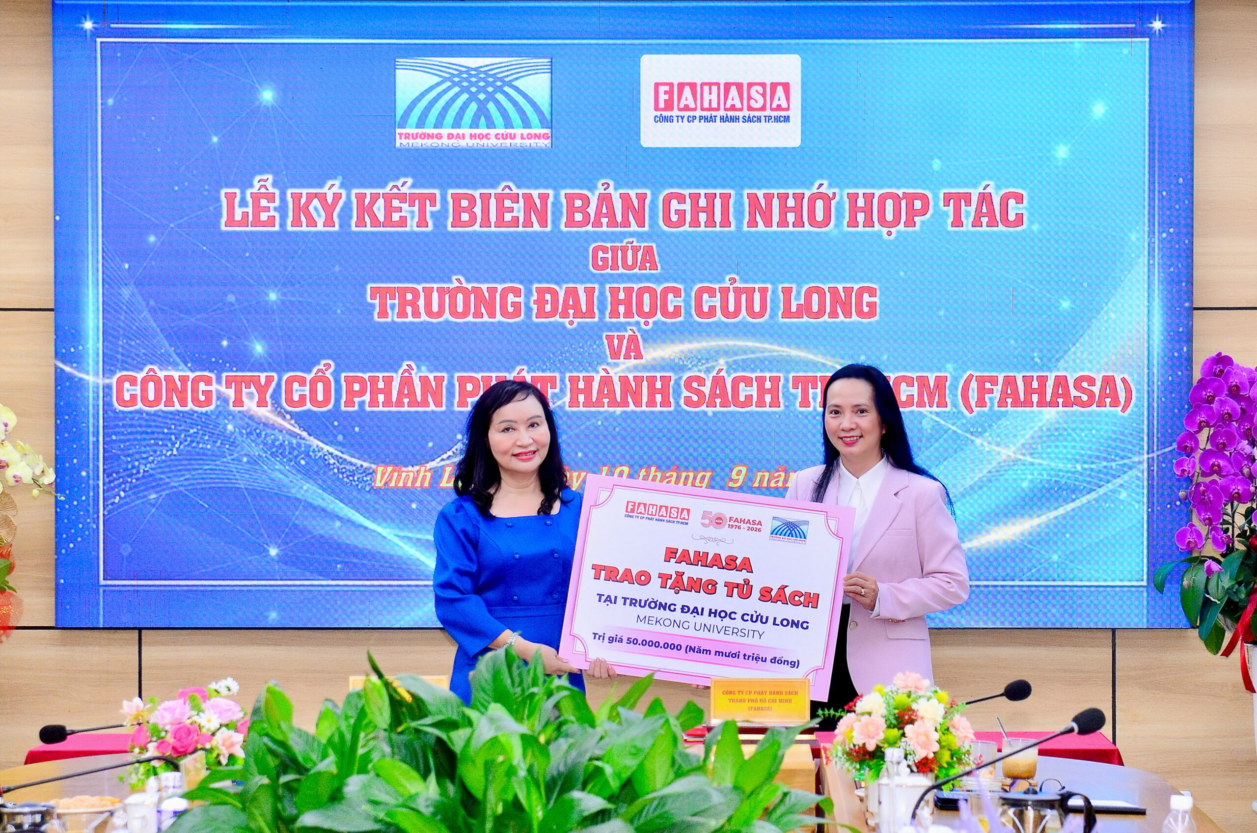 FAHASA Và Trường Đại Học Cửu Long Ký Kết Hợp Tác, Mở Rộng Hành Trình Kết Nối Tri Thức (22)
