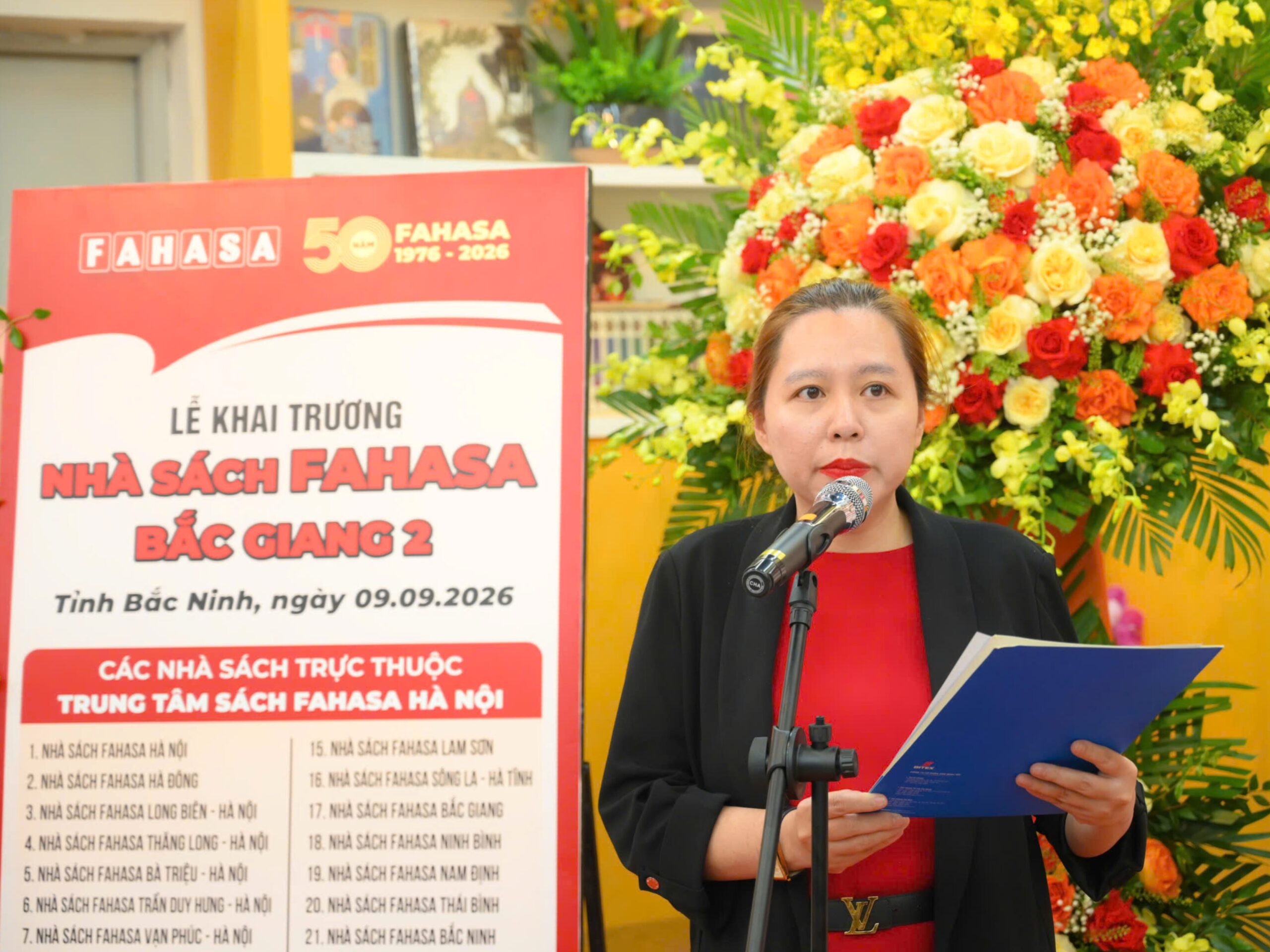 Hình ảnh tại sự kiện khai trương Nhà sách FAHASA Bắc Giang