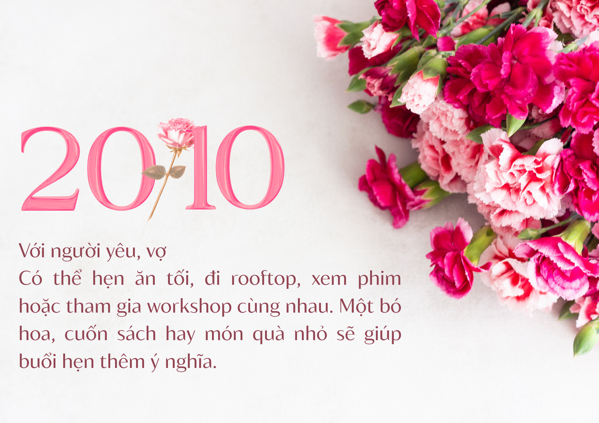 20/10 với người yêu, vợ