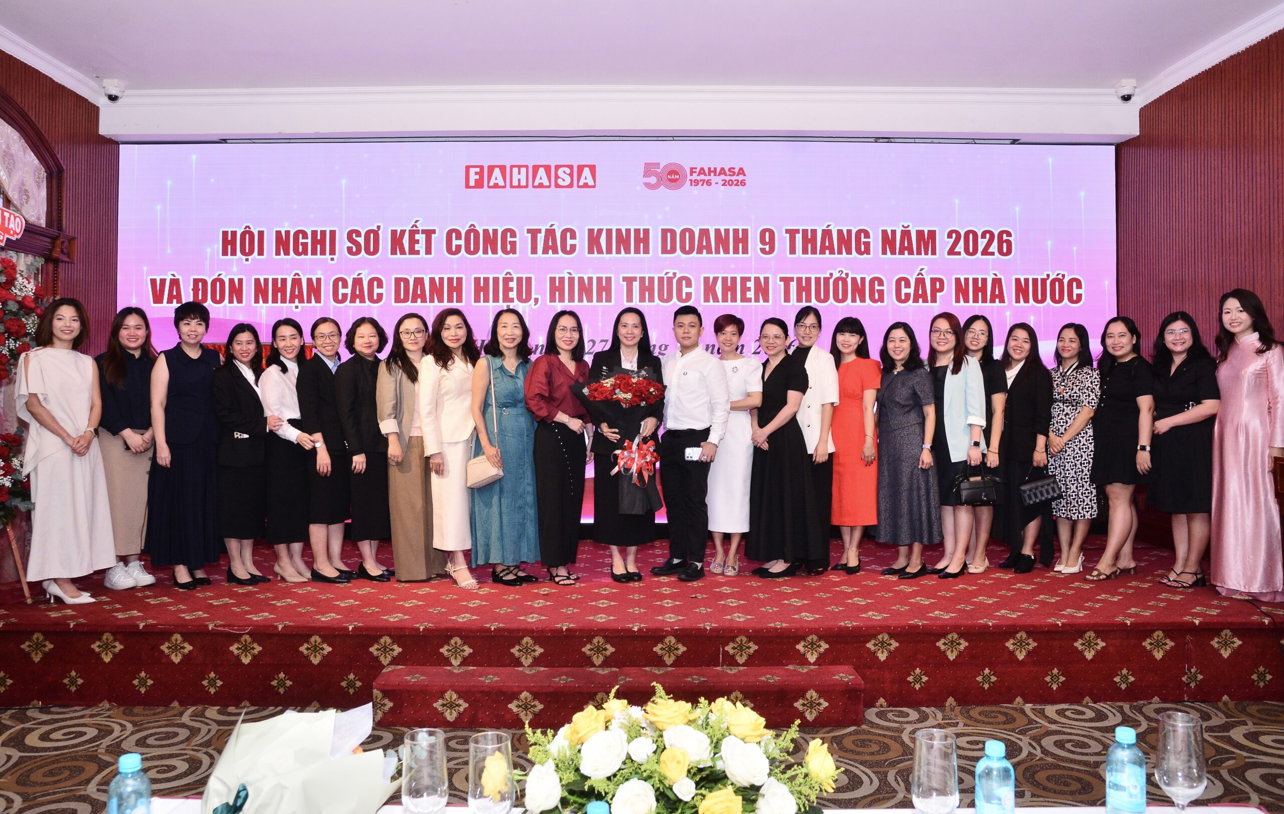Hội Nghị Sơ Kết Công Tác Kinh Doanh 9 Tháng Năm 2026  Và Đón Nhận Các Danh Hiệu, Hình Thức Khen Thưởng Cấp Nhà Nước Ngày 27.10.2026 - FAHASA