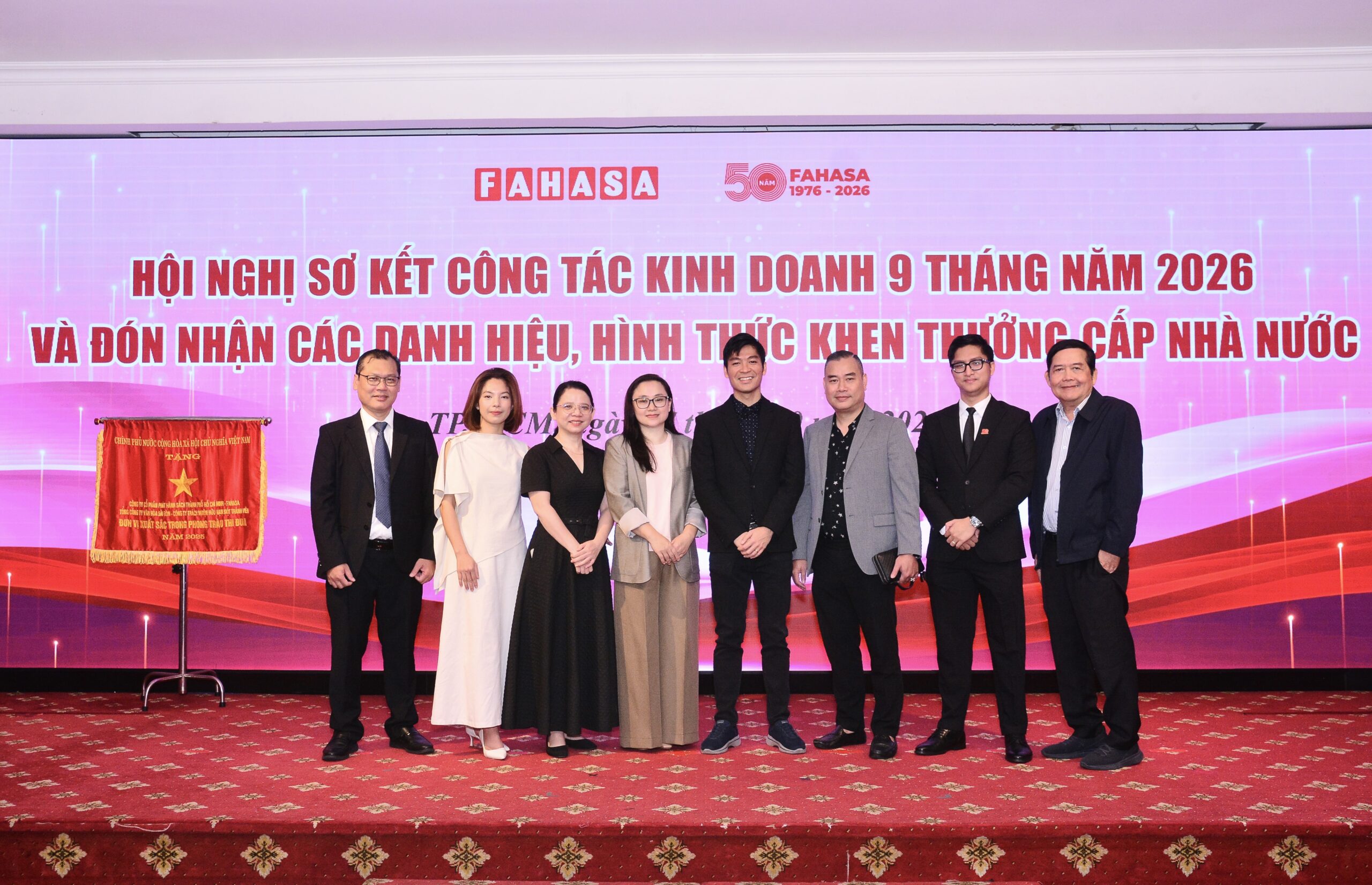 Hội Nghị Sơ Kết Công Tác Kinh Doanh 9 Tháng Năm 2026  Và Đón Nhận Các Danh Hiệu, Hình Thức Khen Thưởng Cấp Nhà Nước Ngày 27.10.2026 - FAHASA