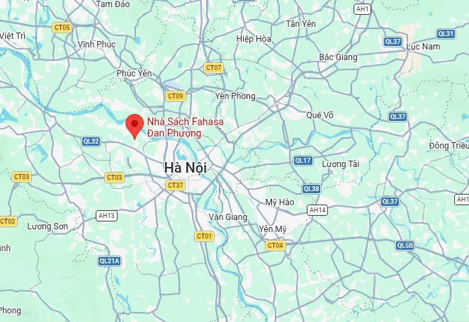 Bản đồ FAHASA Dan Phuong Bookstore - FAHASA